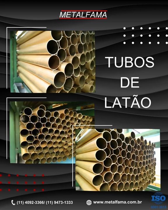 O tubo de latão é altamente utilizado nas industrias em diferentes segmentos. A Metalfama produz tubos que se adaptam a 