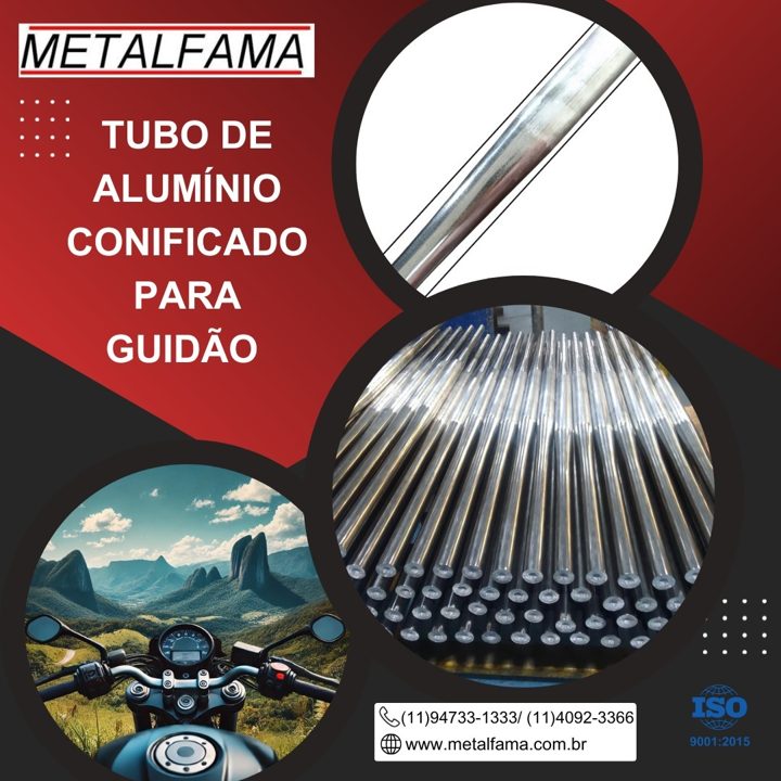 Nossa linha de tubos de alumínio conificados é desenvolvida para proporcionar máxima performance em guidões. A conificaç