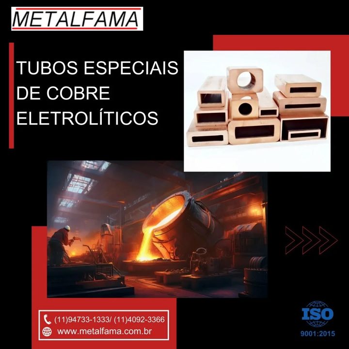 Quando o assunto é condutividade elétrica, o cobre eletrolítico é insuperável.