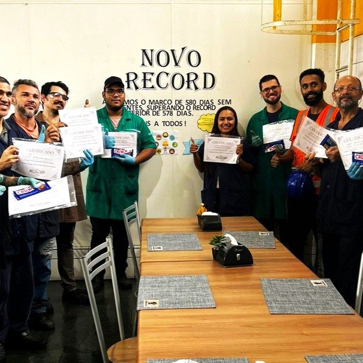 Prevenção, políticas e ações da Metalfama contra os acidentes no trabalho.